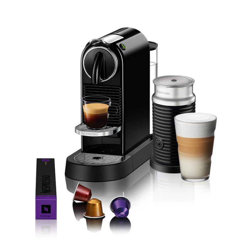 Máquina de Café Nespresso Citiz D113 Preto com Aeroccino 3 127V
